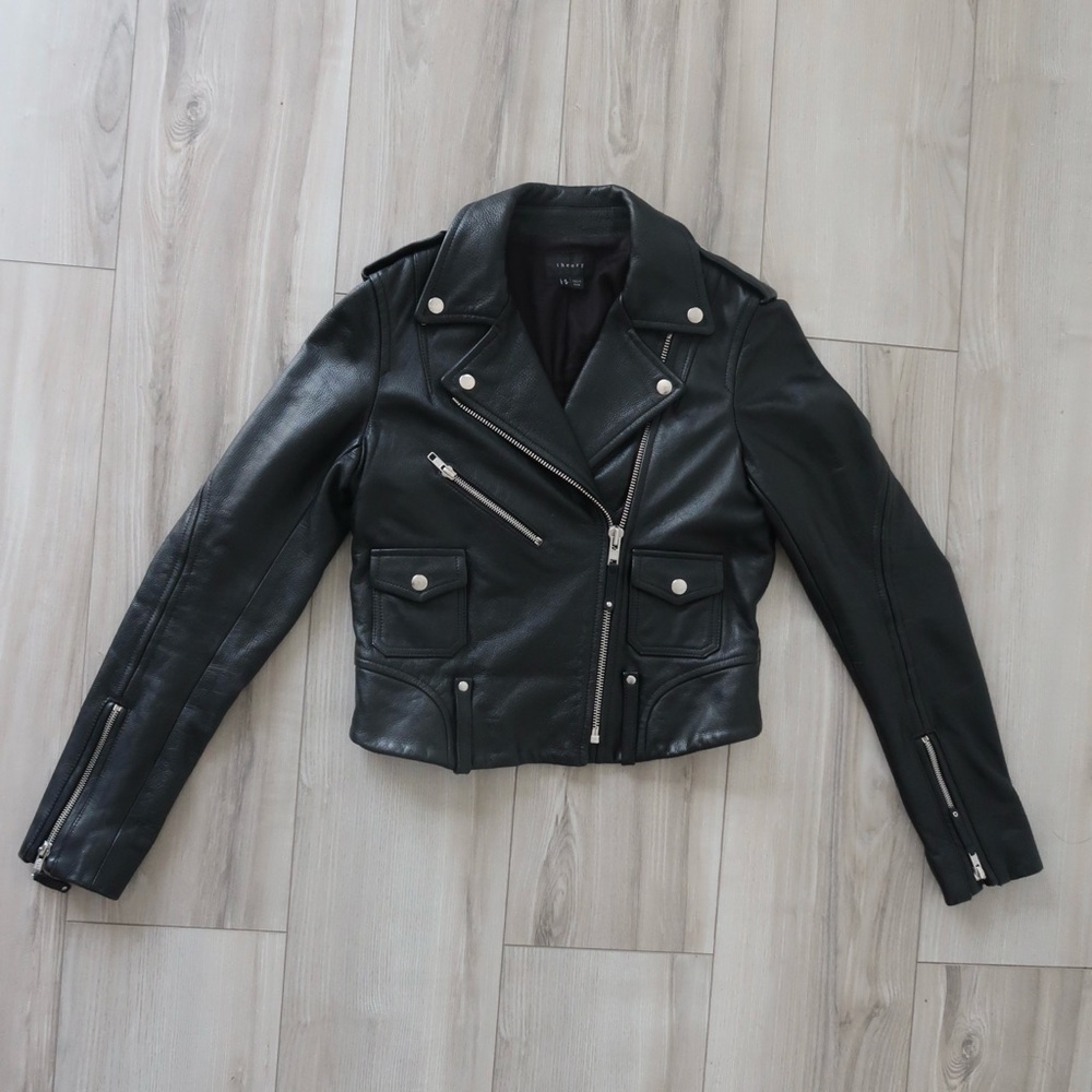 Women's Black Leather Jacket
